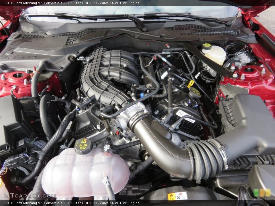 3.7 Liter DOHC 24-Valve Ti-VCT V6 Engine for the 2016 Ford Mustang #109301038