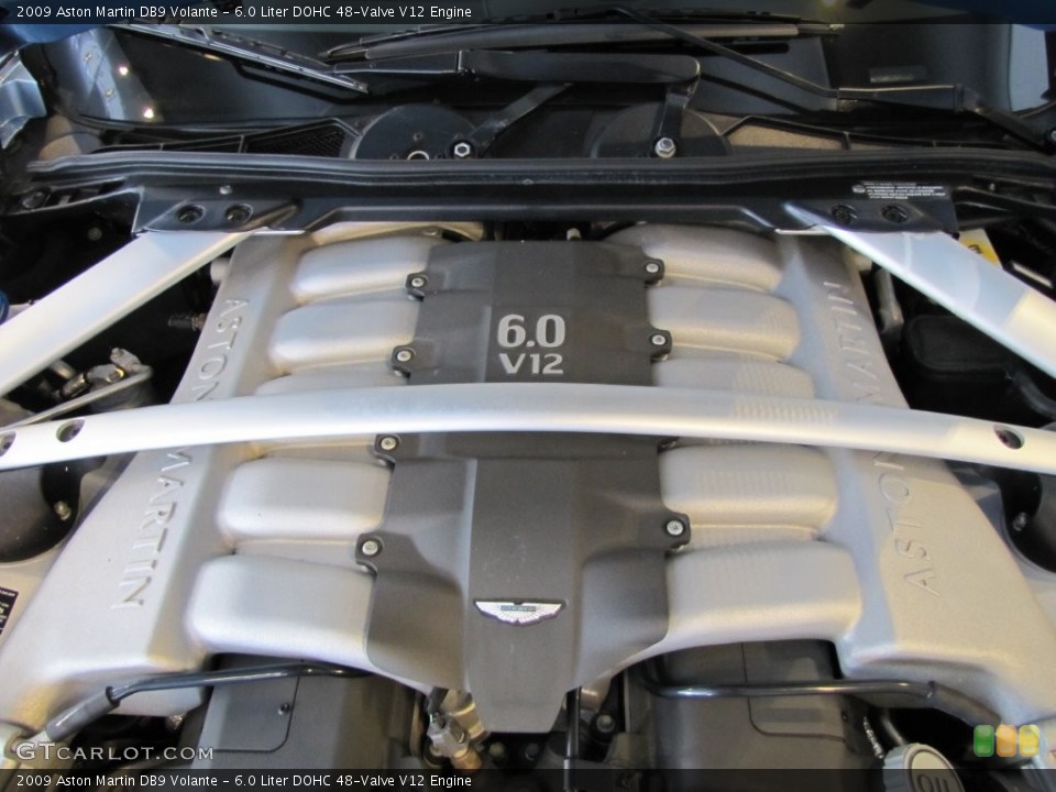 6.0 Liter DOHC 48-Valve V12 Engine for the 2009 Aston Martin DB9 #109393234