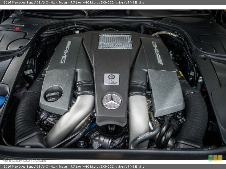 5.5 Liter AMG biturbo DOHC 32-Valve VVT V8 Engine for the 2016 Mercedes-Benz S #109398700