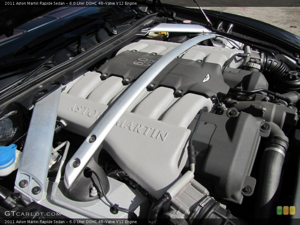 6.0 Liter DOHC 48-Valve V12 Engine for the 2011 Aston Martin Rapide #109420307