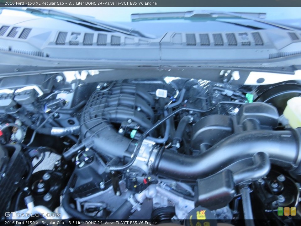 3.5 Liter DOHC 24-Valve Ti-VCT E85 V6 2016 Ford F150 Engine