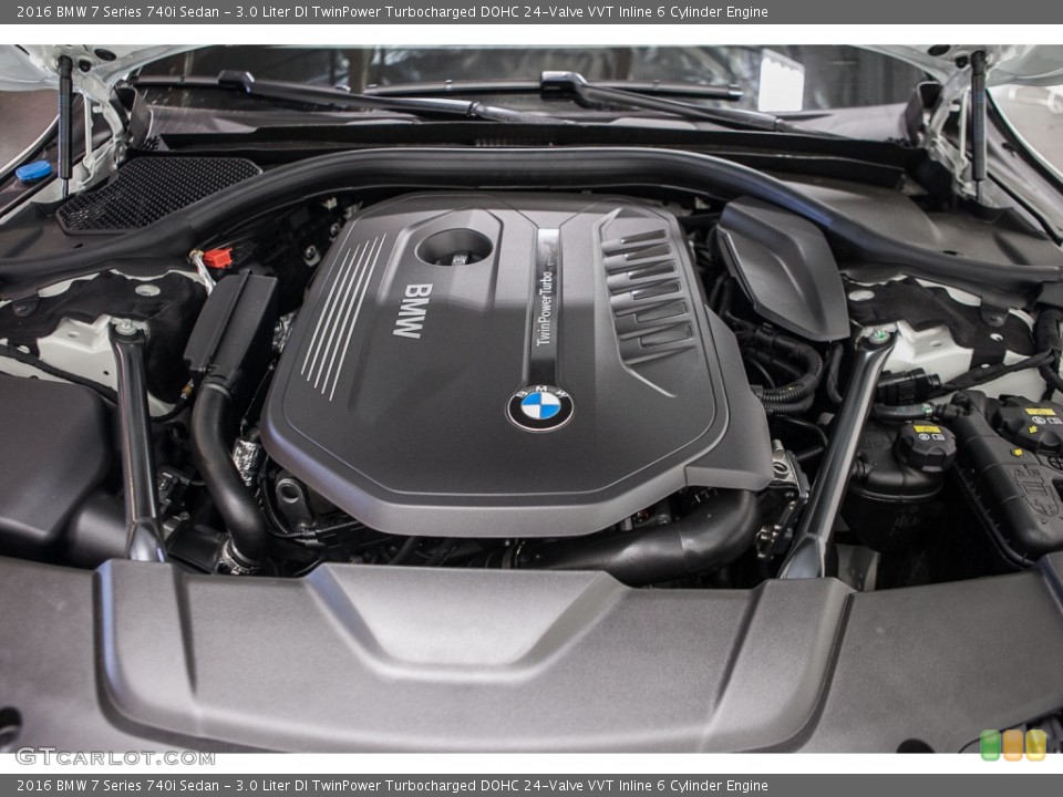 3.0 Liter DI TwinPower Turbocharged DOHC 24-Valve VVT Inline 6 Cylinder Engine for the 2016 BMW 7 Series #109481801