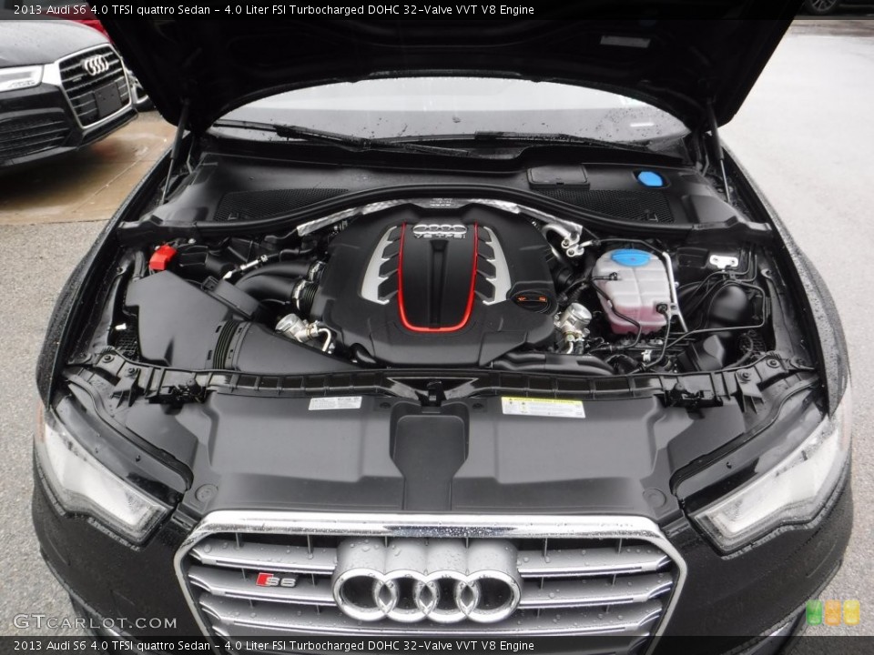 4.0 Liter FSI Turbocharged DOHC 32-Valve VVT V8 2013 Audi S6 Engine