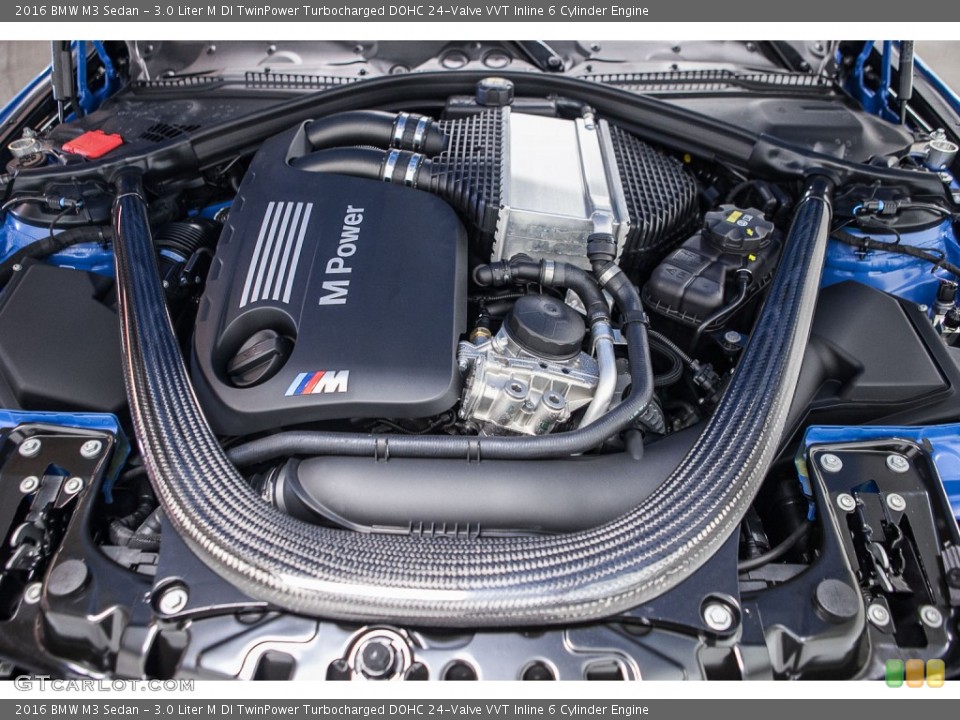 3.0 Liter M DI TwinPower Turbocharged DOHC 24-Valve VVT Inline 6 Cylinder Engine for the 2016 BMW M3 #109543234