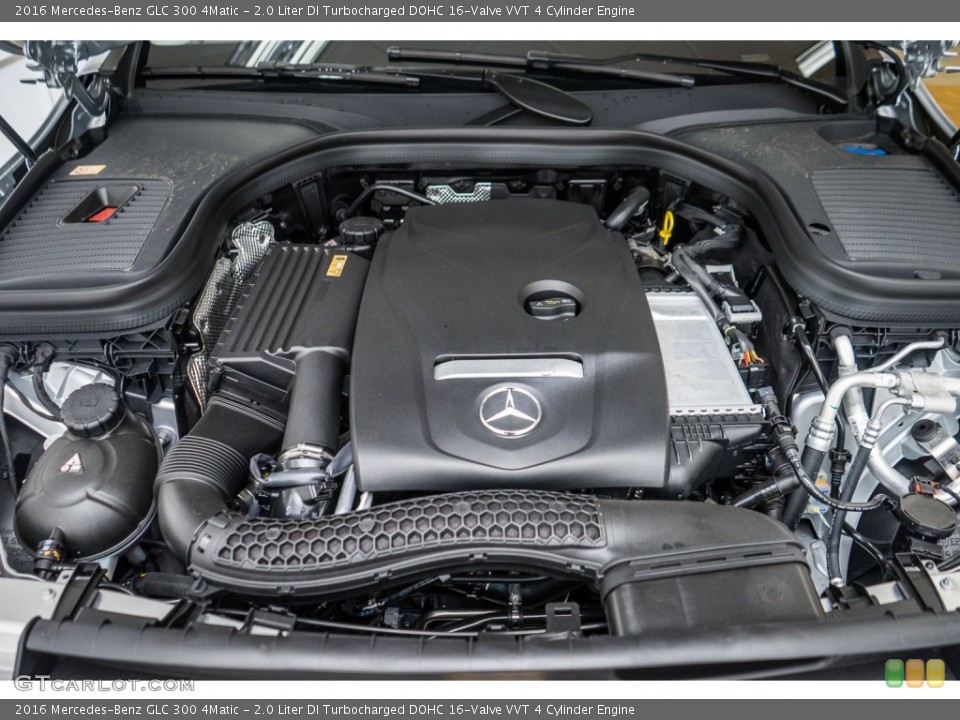 2.0 Liter DI Turbocharged DOHC 16-Valve VVT 4 Cylinder 2016 Mercedes-Benz GLC Engine