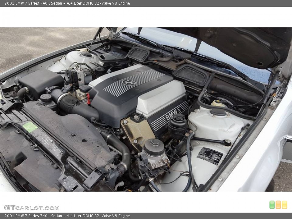 4.4 Liter DOHC 32-Valve V8 Engine for the 2001 BMW 7 Series #109659204