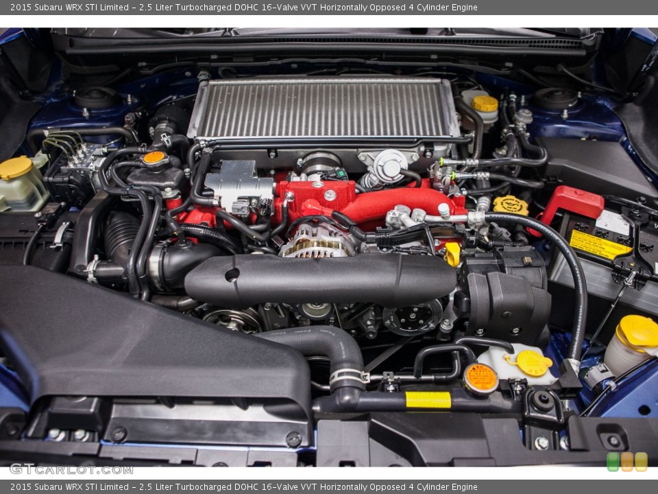 2.5 Liter Turbocharged DOHC 16-Valve VVT Horizontally Opposed 4 Cylinder Engine for the 2015 Subaru WRX #109751599