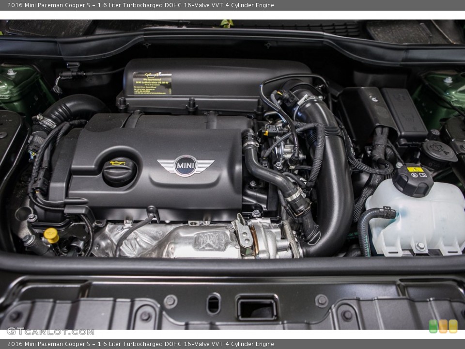 1.6 Liter Turbocharged DOHC 16-Valve VVT 4 Cylinder 2016 Mini Paceman Engine