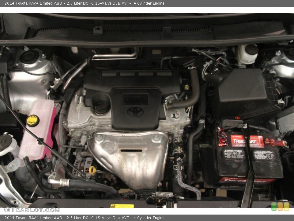 2.5 Liter DOHC 16-Valve Dual VVT-i 4 Cylinder Engine for the 2014 Toyota RAV4 #109760224