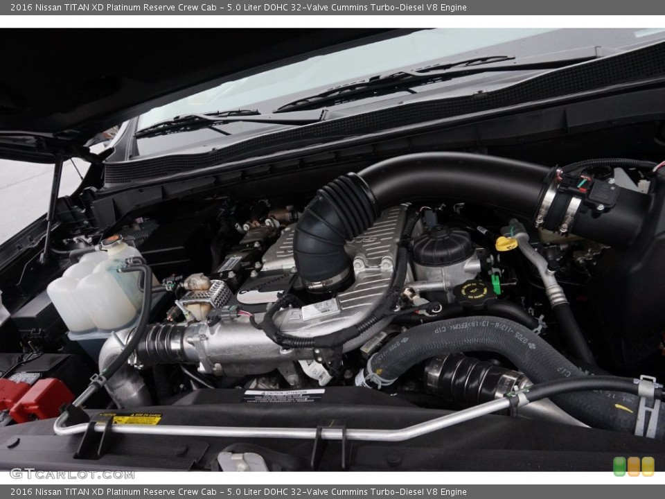 5.0 Liter DOHC 32-Valve Cummins Turbo-Diesel V8 Engine for the 2016 Nissan TITAN XD #109959824