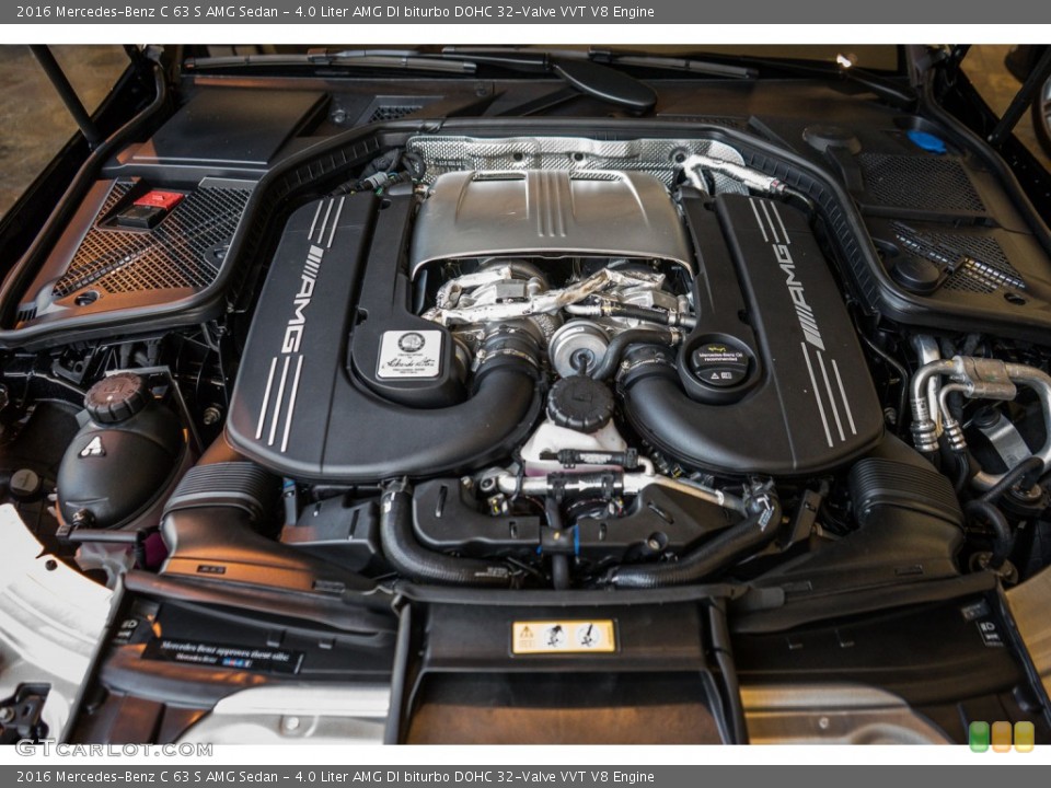 4.0 Liter AMG DI biturbo DOHC 32-Valve VVT V8 Engine for the 2016 Mercedes-Benz C #109987791