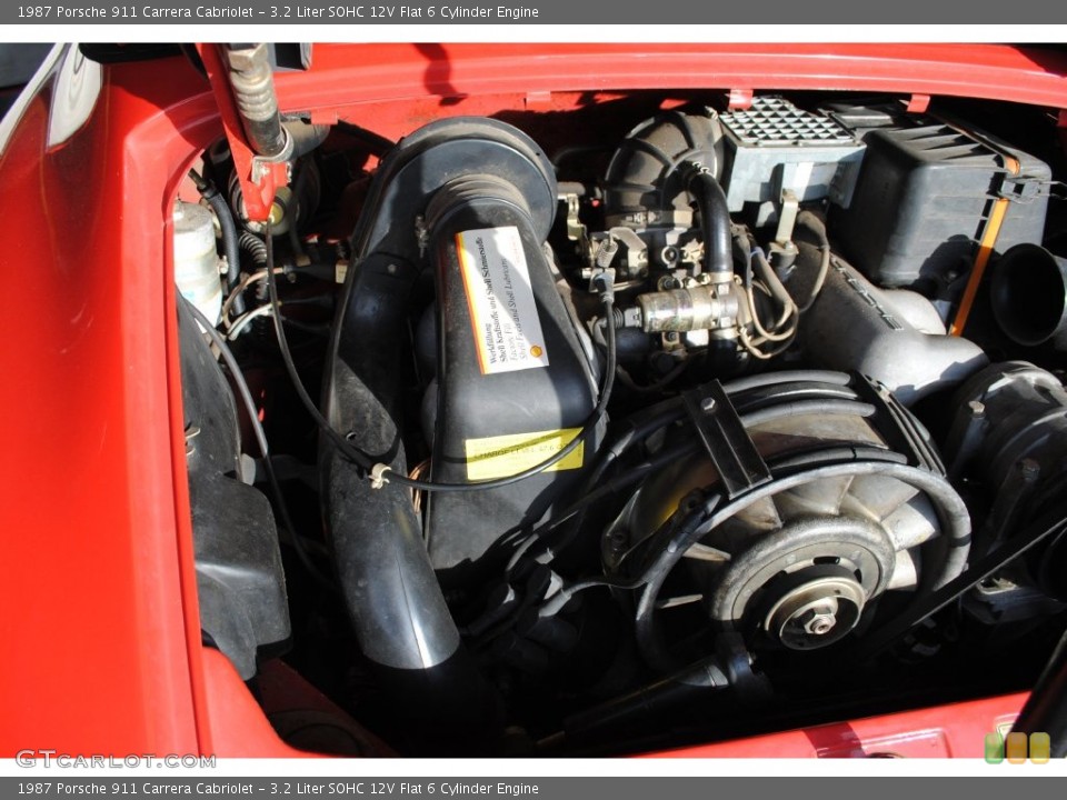 3.2 Liter SOHC 12V Flat 6 Cylinder Engine for the 1987 Porsche 911 #110117720