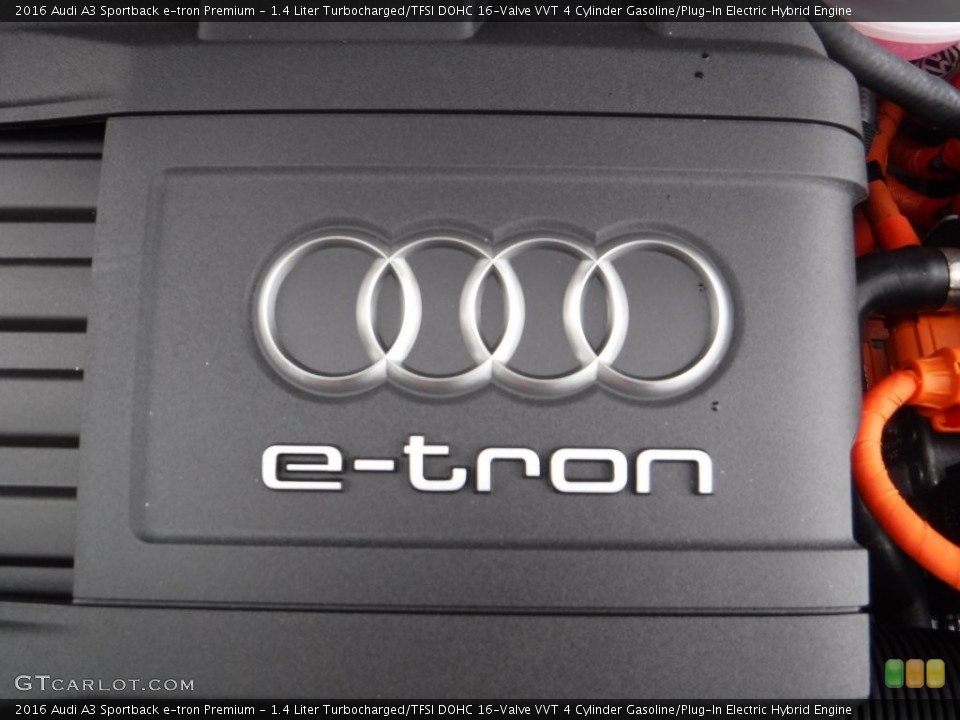 1.4 Liter Turbocharged/TFSI DOHC 16-Valve VVT 4 Cylinder Gasoline/Plug-In Electric Hybrid Engine for the 2016 Audi A3 #110125913