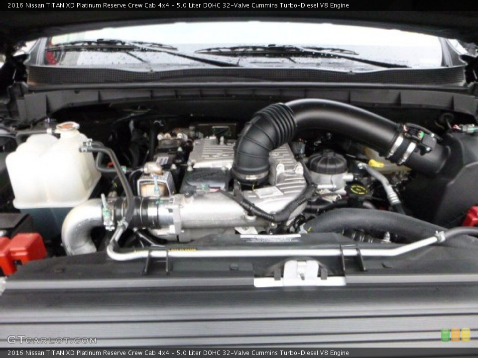 5.0 Liter DOHC 32-Valve Cummins Turbo-Diesel V8 Engine for the 2016 Nissan TITAN XD #110160466