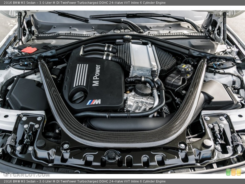 3.0 Liter M DI TwinPower Turbocharged DOHC 24-Valve VVT Inline 6 Cylinder Engine for the 2016 BMW M3 #110165827