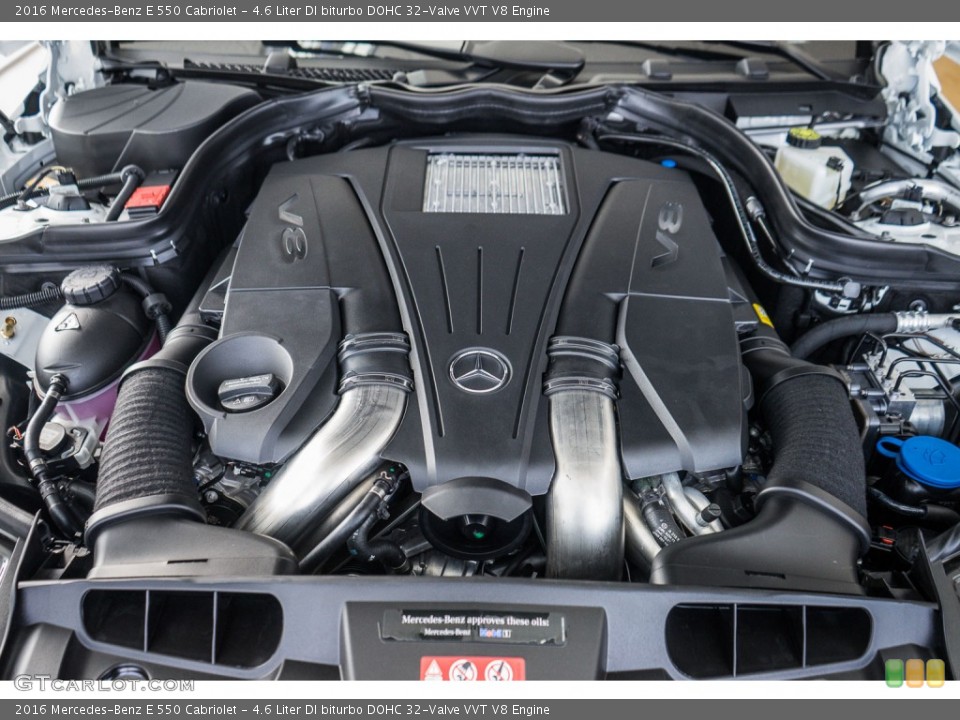 4.6 Liter DI biturbo DOHC 32-Valve VVT V8 Engine for the 2016 Mercedes-Benz E #110178160