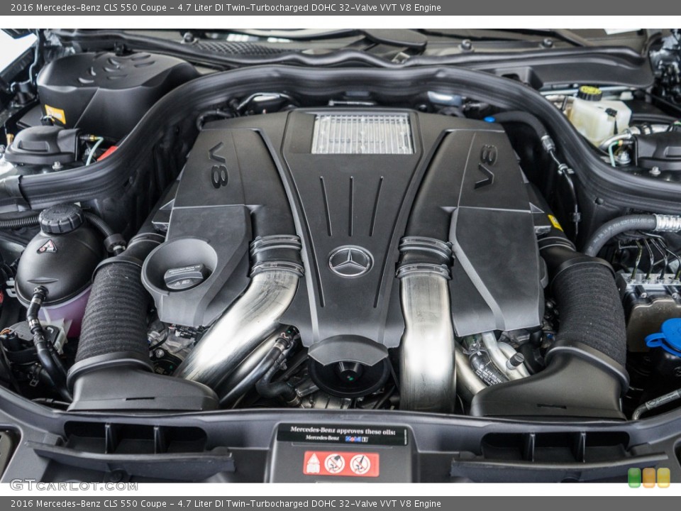 4.7 Liter DI Twin-Turbocharged DOHC 32-Valve VVT V8 Engine for the 2016 Mercedes-Benz CLS #110181955