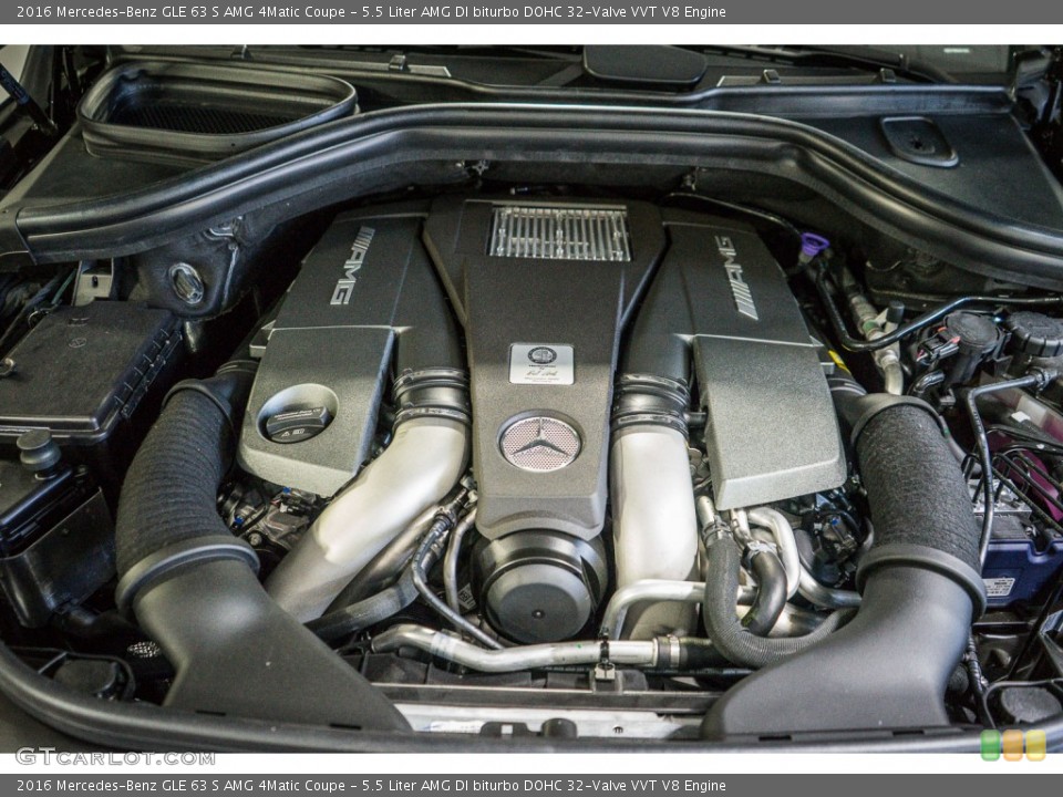 5.5 Liter AMG DI biturbo DOHC 32-Valve VVT V8 Engine for the 2016 Mercedes-Benz GLE #110182239