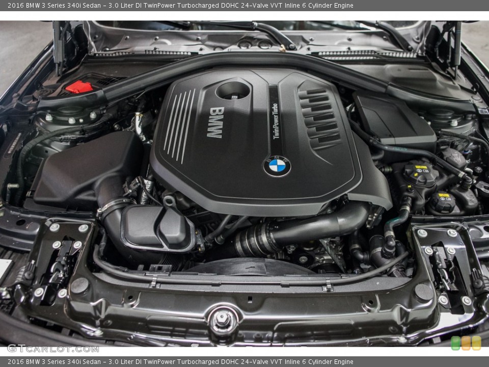 3.0 Liter DI TwinPower Turbocharged DOHC 24-Valve VVT Inline 6 Cylinder Engine for the 2016 BMW 3 Series #110230883