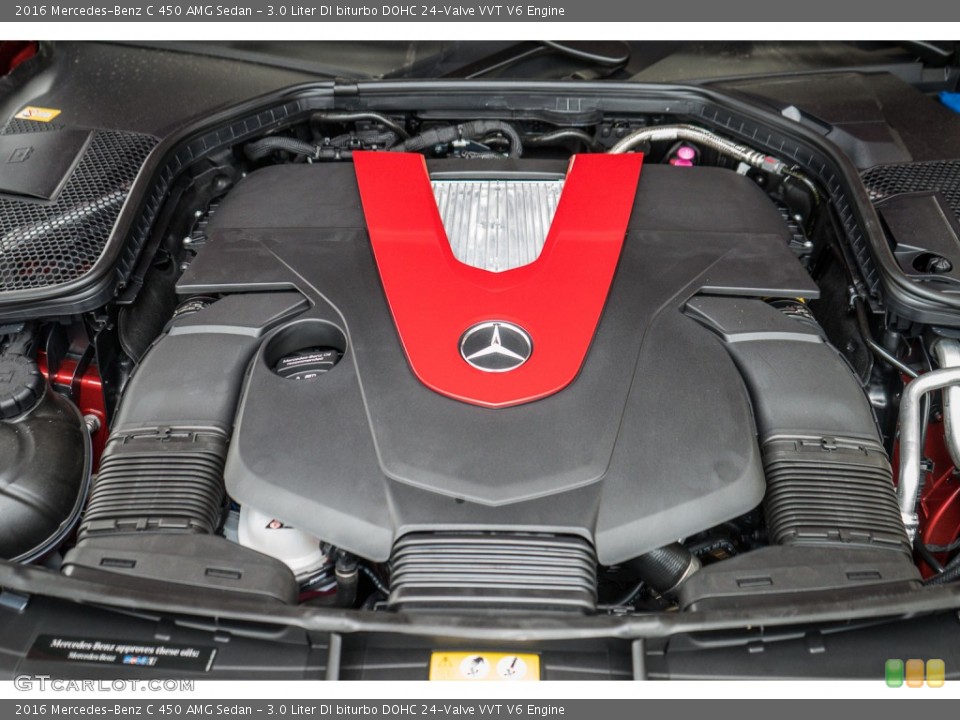 3.0 Liter DI biturbo DOHC 24-Valve VVT V6 Engine for the 2016 Mercedes-Benz C #110236898