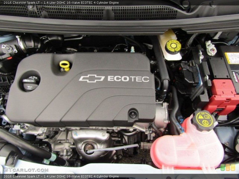 1.4 Liter DOHC 16-Valve ECOTEC 4 Cylinder 2016 Chevrolet Spark Engine