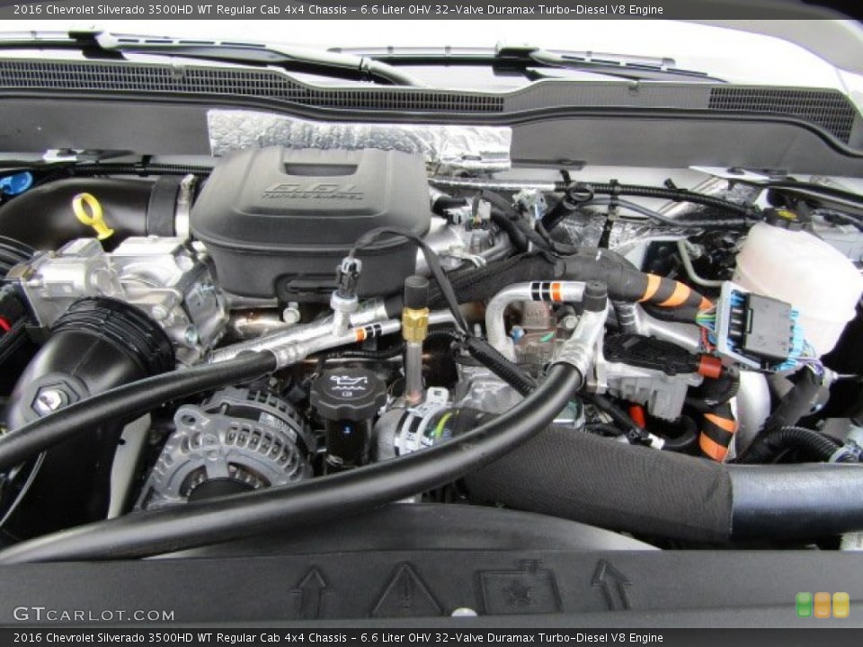 6.6 Liter OHV 32-Valve Duramax Turbo-Diesel V8 Engine for the 2016 Chevrolet Silverado 3500HD #110239802