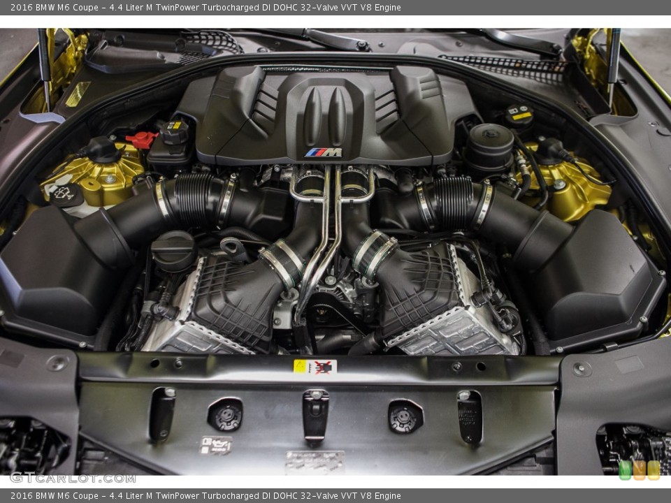 4.4 Liter M TwinPower Turbocharged DI DOHC 32-Valve VVT V8 Engine for the 2016 BMW M6 #110372537