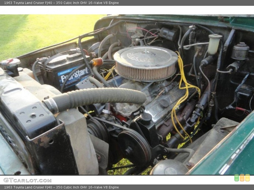 350 Cubic Inch OHV 16-Valve V8 1963 Toyota Land Cruiser Engine