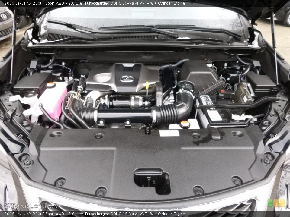 2.0 Liter Turbocharged DOHC 16-Valve VVT-iW 4 Cylinder Engine for the 2016 Lexus NX #110470517