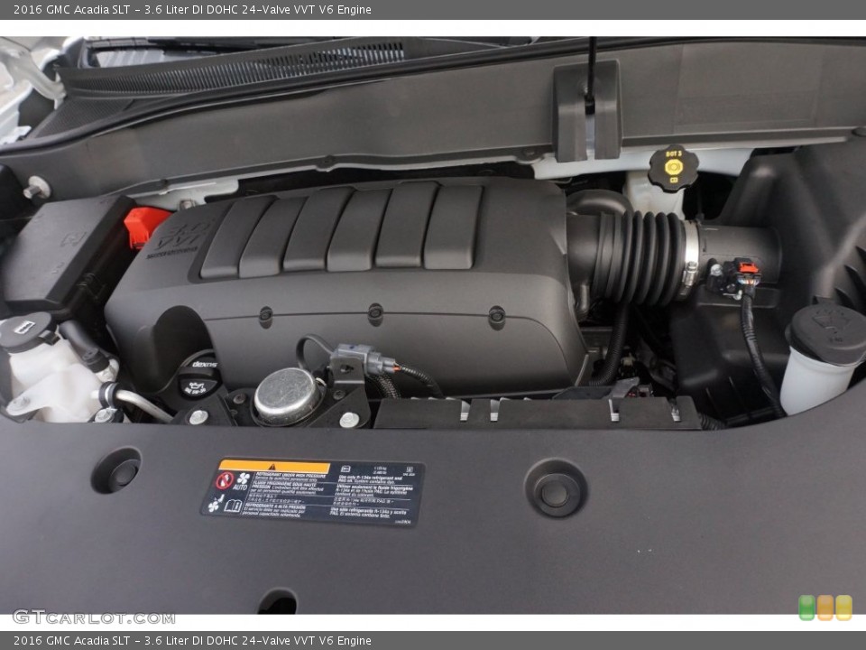 3.6 Liter DI DOHC 24-Valve VVT V6 2016 GMC Acadia Engine