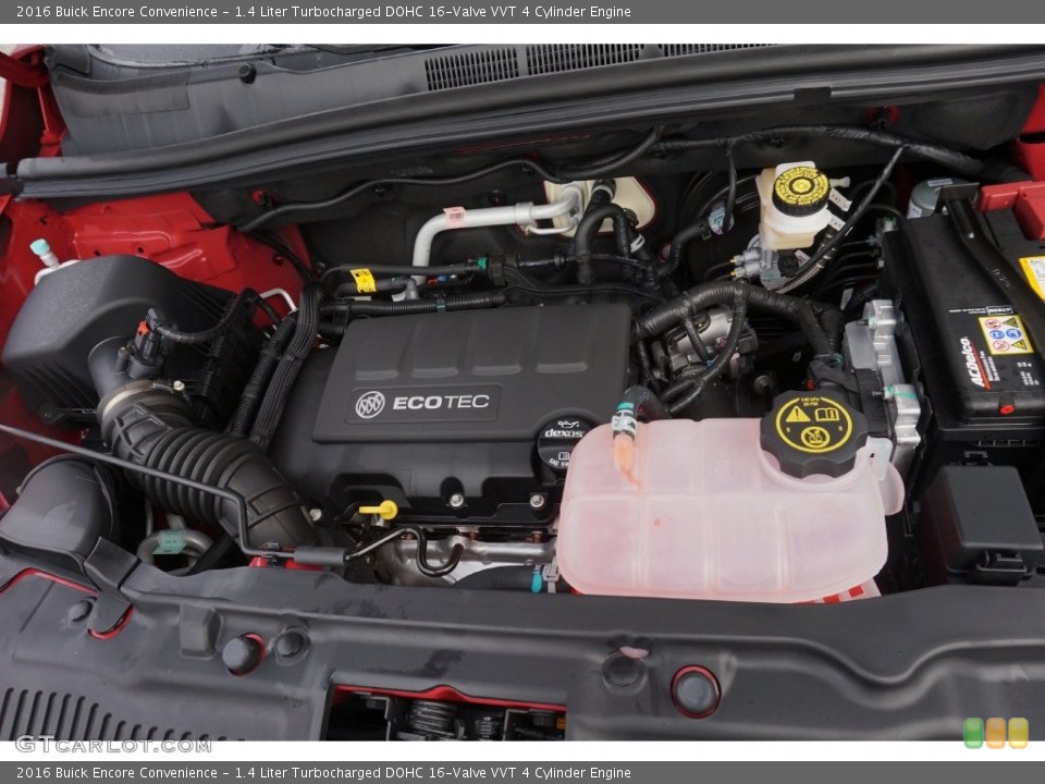 1.4 Liter Turbocharged DOHC 16-Valve VVT 4 Cylinder 2016 Buick Encore Engine