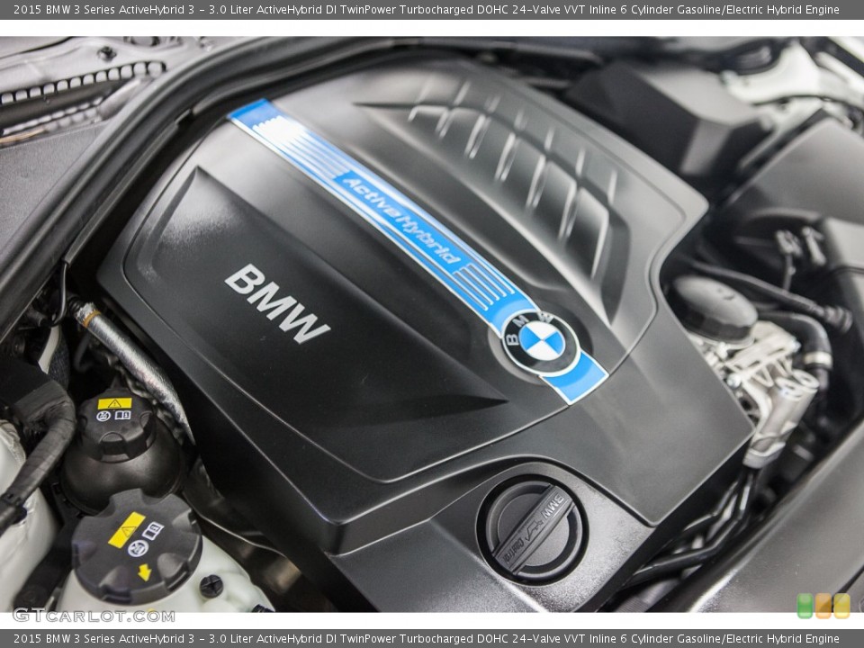 3.0 Liter ActiveHybrid DI TwinPower Turbocharged DOHC 24-Valve VVT Inline 6 Cylinder Gasoline/Electric Hybrid Engine for the 2015 BMW 3 Series #110512472