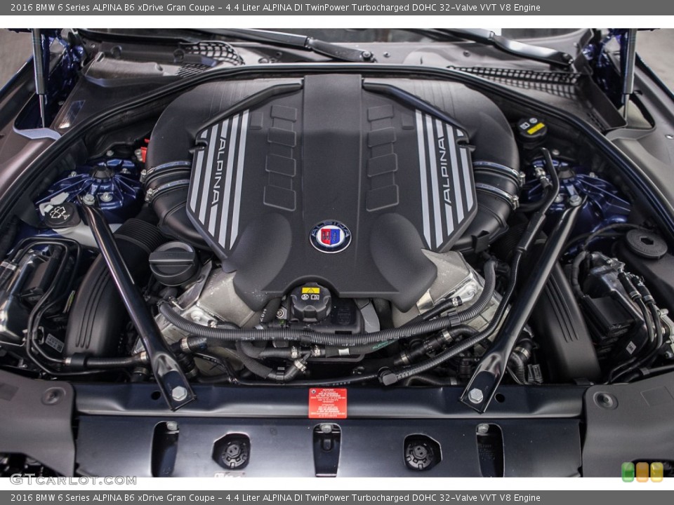 4.4 Liter ALPINA DI TwinPower Turbocharged DOHC 32-Valve VVT V8 Engine for the 2016 BMW 6 Series #110512985
