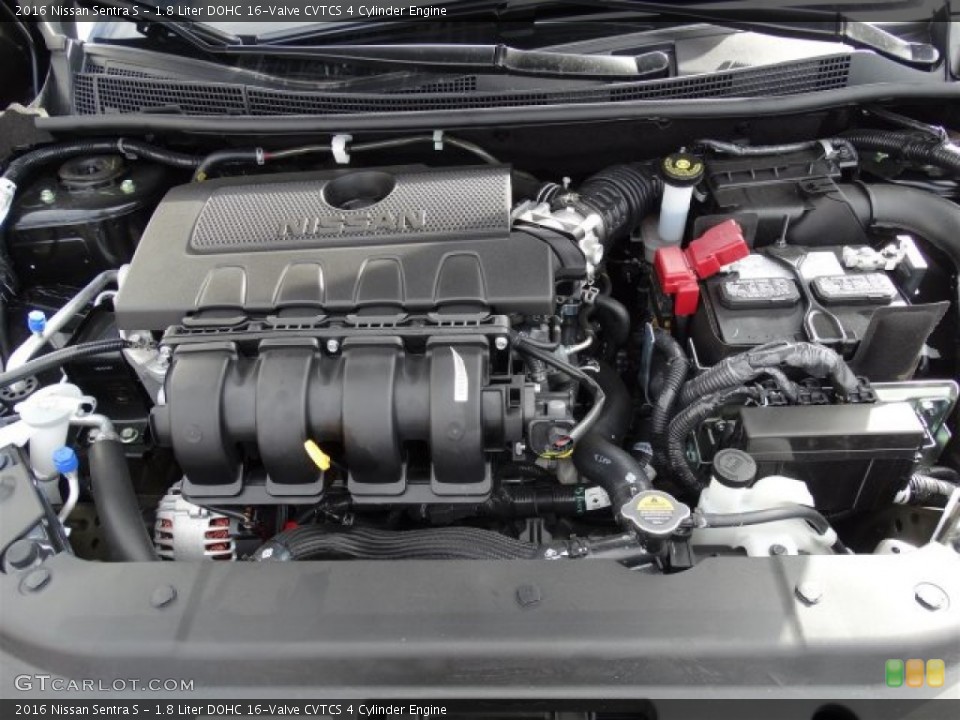 1.8 Liter DOHC 16-Valve CVTCS 4 Cylinder 2016 Nissan Sentra Engine