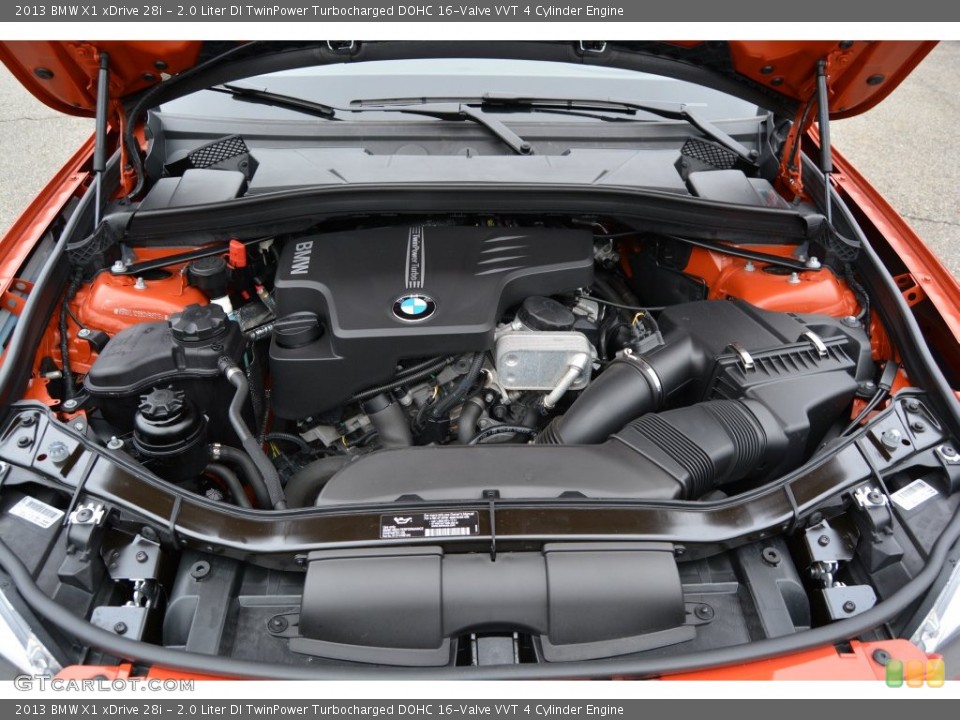 2.0 Liter DI TwinPower Turbocharged DOHC 16-Valve VVT 4 Cylinder Engine for the 2013 BMW X1 #110661305