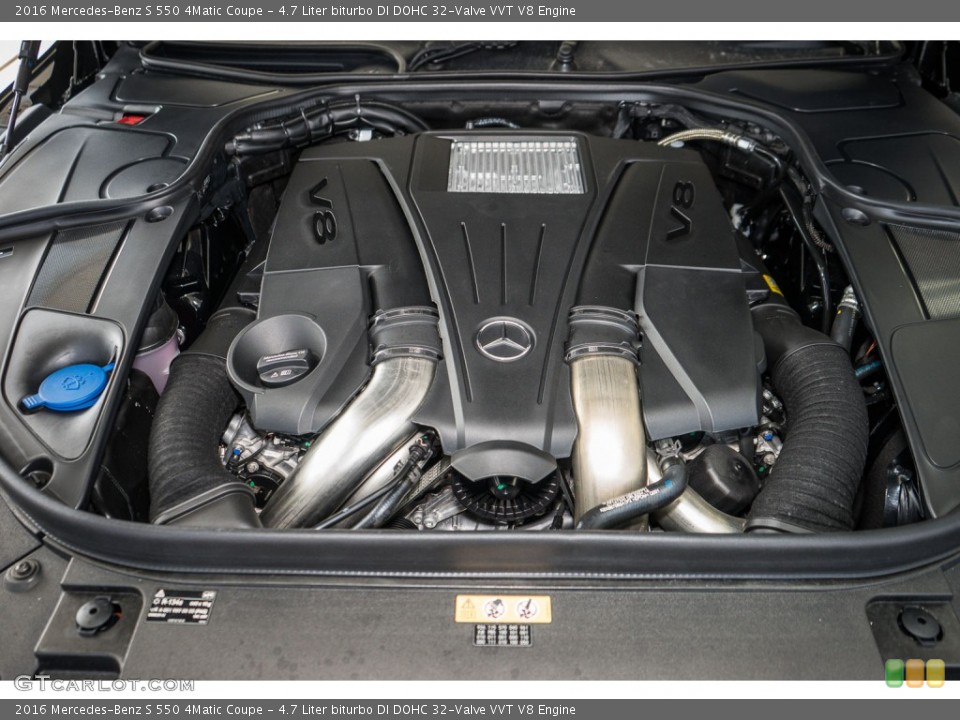 4.7 Liter biturbo DI DOHC 32-Valve VVT V8 Engine for the 2016 Mercedes-Benz S #110682338