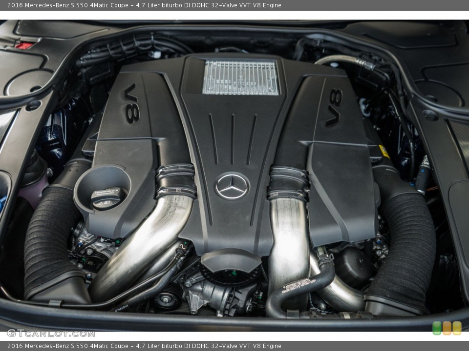 4.7 Liter biturbo DI DOHC 32-Valve VVT V8 Engine for the 2016 Mercedes-Benz S #110682788