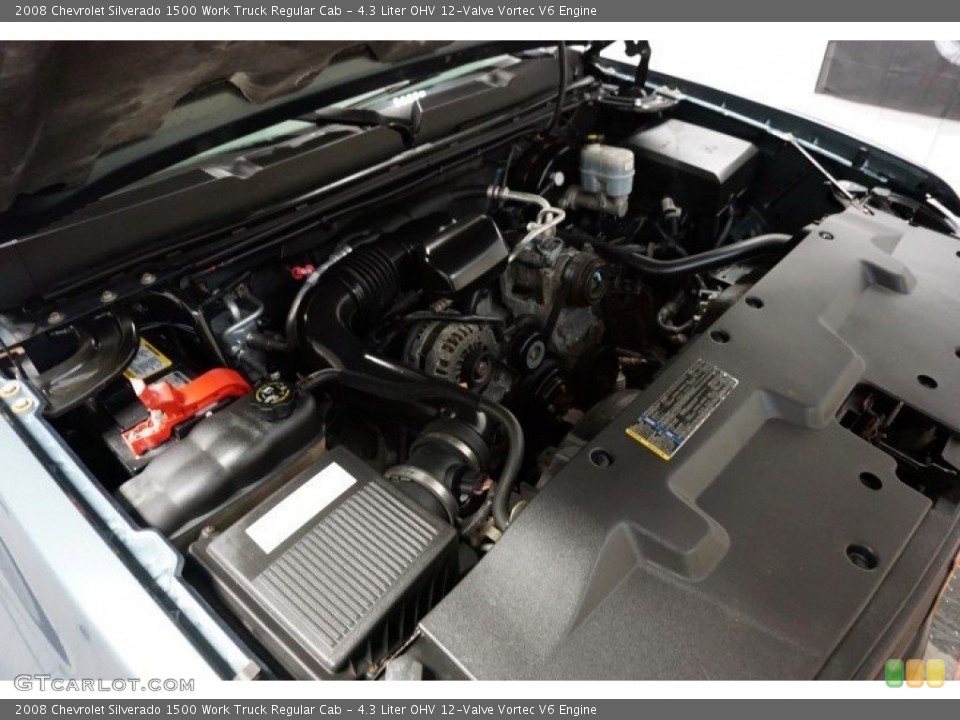 4.3 Liter OHV 12-Valve Vortec V6 Engine for the 2008 Chevrolet Silverado 1500 #110718853