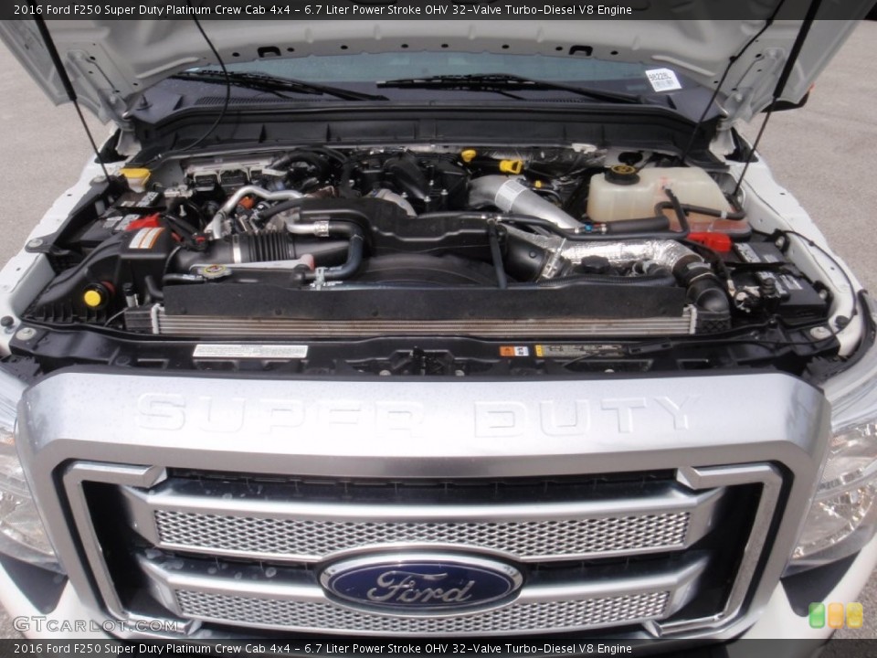 6.7 Liter Power Stroke OHV 32-Valve Turbo-Diesel V8 Engine for the 2016 Ford F250 Super Duty #110737174