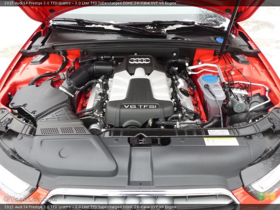 3.0 Liter TFSI Supercharged DOHC 24-Valve VVT V6 Engine for the 2015 Audi S4 #110797895