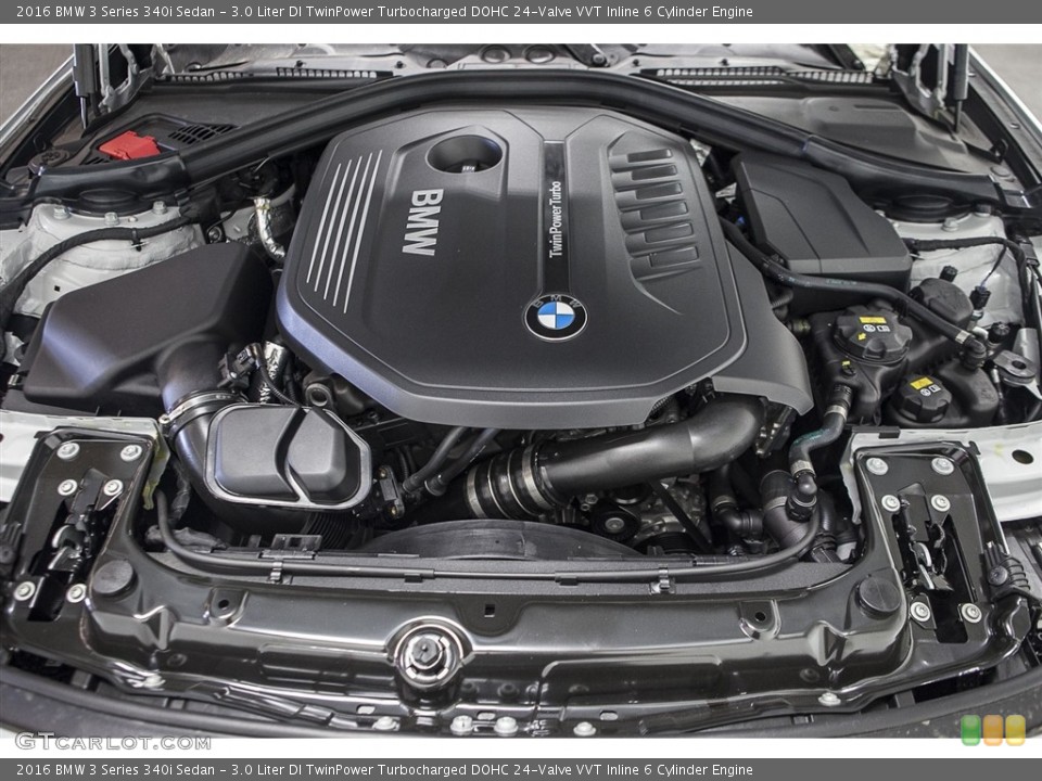 3.0 Liter DI TwinPower Turbocharged DOHC 24-Valve VVT Inline 6 Cylinder Engine for the 2016 BMW 3 Series #110849423