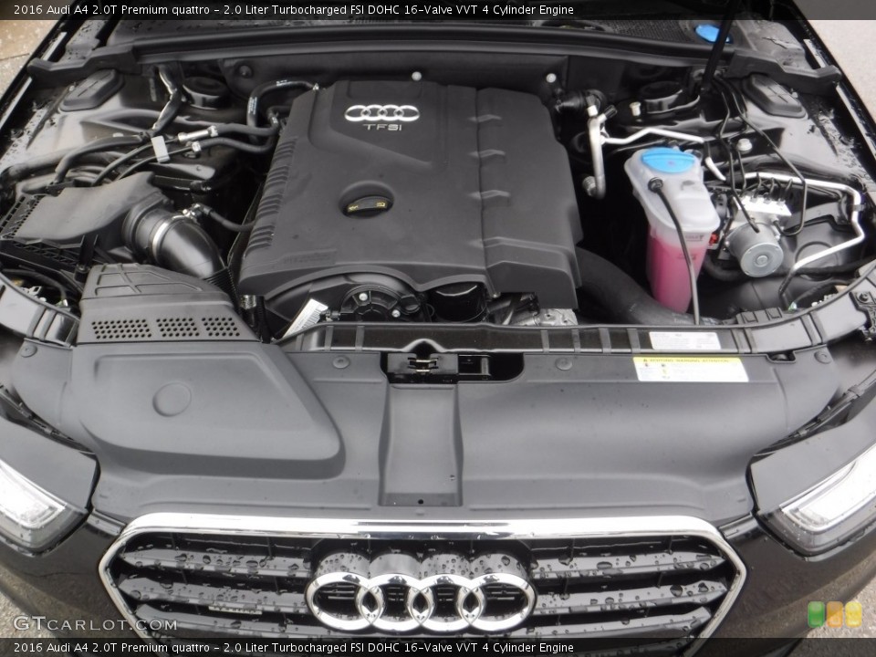 2.0 Liter Turbocharged FSI DOHC 16-Valve VVT 4 Cylinder Engine for the 2016 Audi A4 #110853800