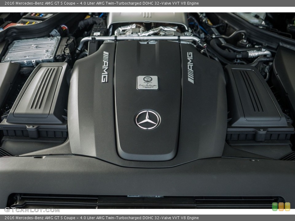 4.0 Liter AMG Twin-Turbocharged DOHC 32-Valve VVT V8 Engine for the 2016 Mercedes-Benz AMG GT S #110862776