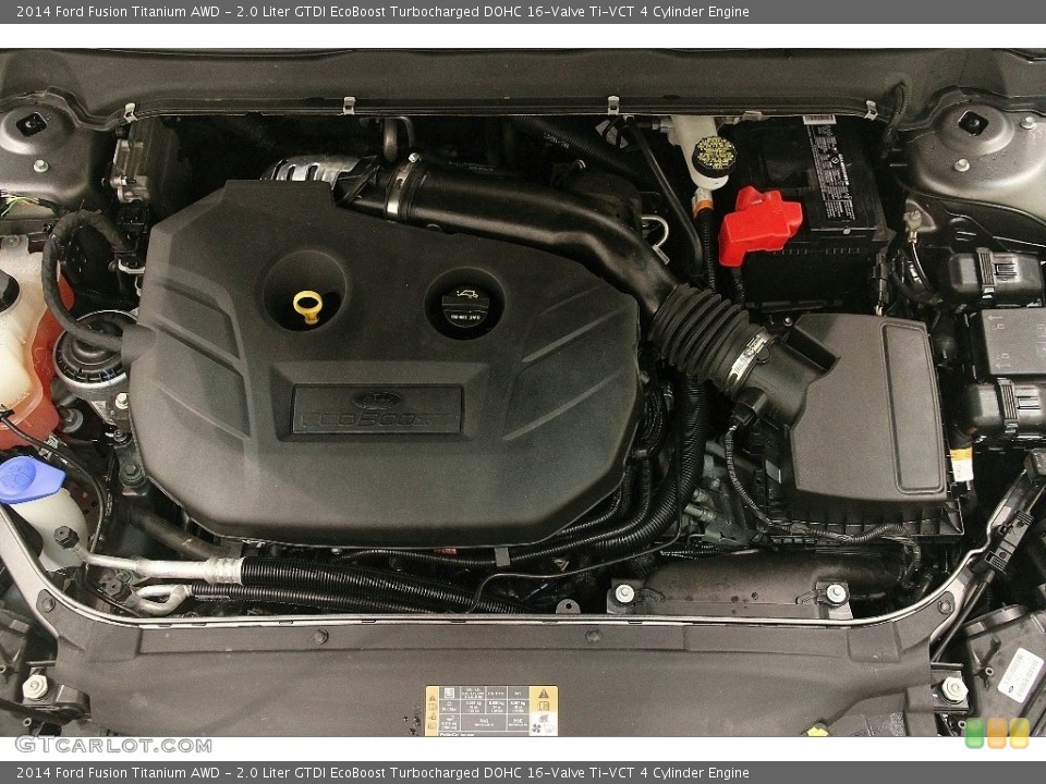 2.0 Liter GTDI EcoBoost Turbocharged DOHC 16-Valve Ti-VCT 4 Cylinder Engine for the 2014 Ford Fusion #110863610