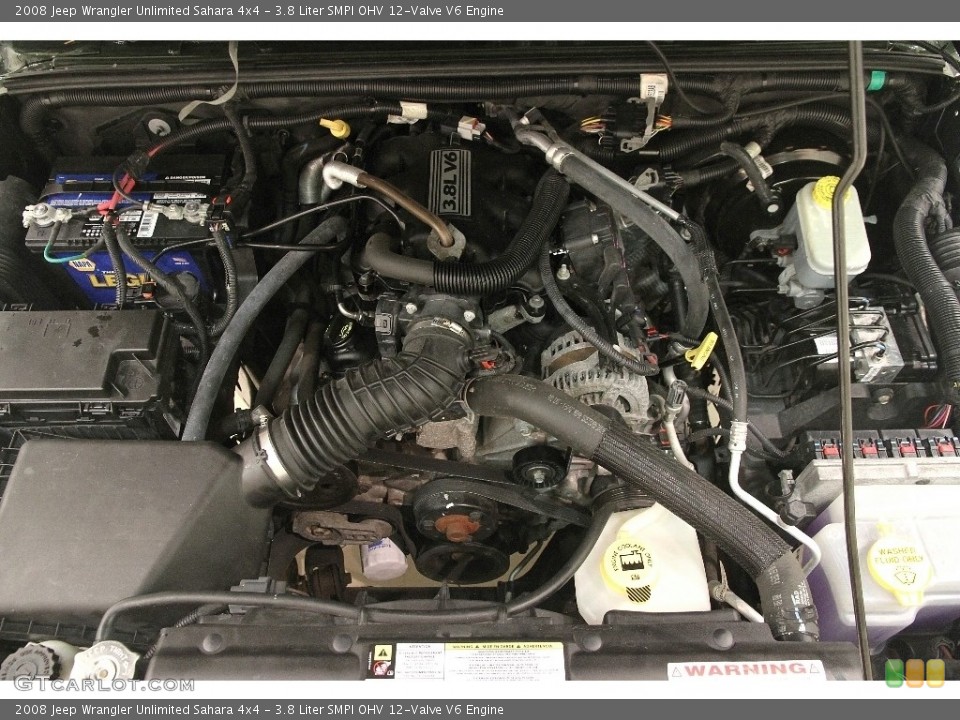 3.8 Liter SMPI OHV 12-Valve V6 Engine for the 2008 Jeep Wrangler Unlimited #110865578