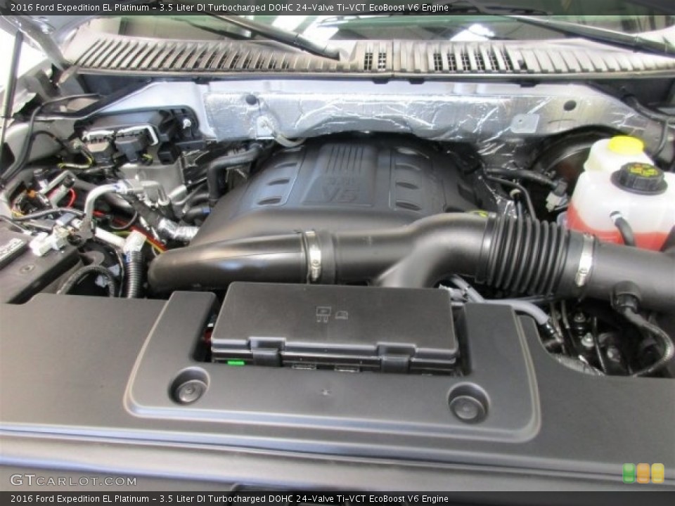 3.5 Liter DI Turbocharged DOHC 24-Valve Ti-VCT EcoBoost V6 Engine for the 2016 Ford Expedition #110884942