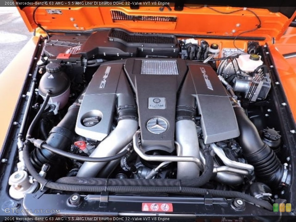 5.5 AMG Liter DI biturbo DOHC 32-Valve VVT V8 Engine for the 2016 Mercedes-Benz G #110918877