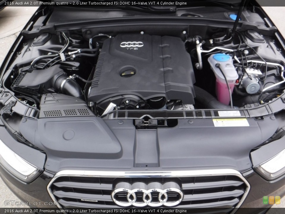 2.0 Liter Turbocharged FSI DOHC 16-Valve VVT 4 Cylinder Engine for the 2016 Audi A4 #110990875