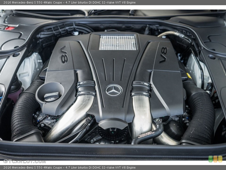 4.7 Liter biturbo DI DOHC 32-Valve VVT V8 Engine for the 2016 Mercedes-Benz S #110998975