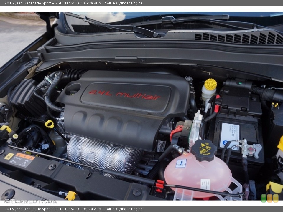 2.4 Liter SOHC 16-Valve MultiAir 4 Cylinder Engine for the 2016 Jeep Renegade #111010792